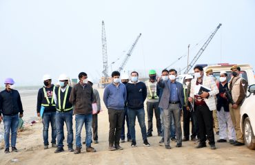 Inspection of 6-lane bridge 3-1-22