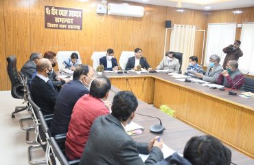 Development Review Meeting, Pratapgarh 30-12-21
