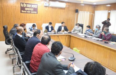 Development Review Meeting, Pratapgarh 30-12-21