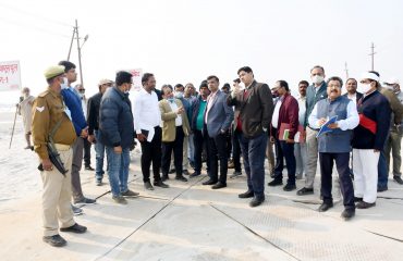Surprise inspection of Mela works 25-12-2021
