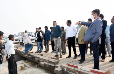 Surprise inspection of Mela works 25-12-2021