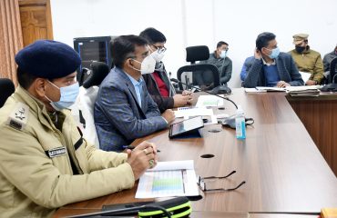Progress review meeting of Magh Mela 31-12-21
