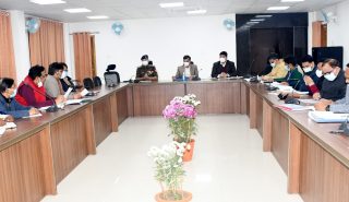 Progress review meeting of Magh Mela 28-12-21