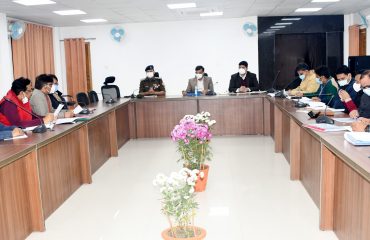 Progress review meeting of Magh Mela 28-12-21
