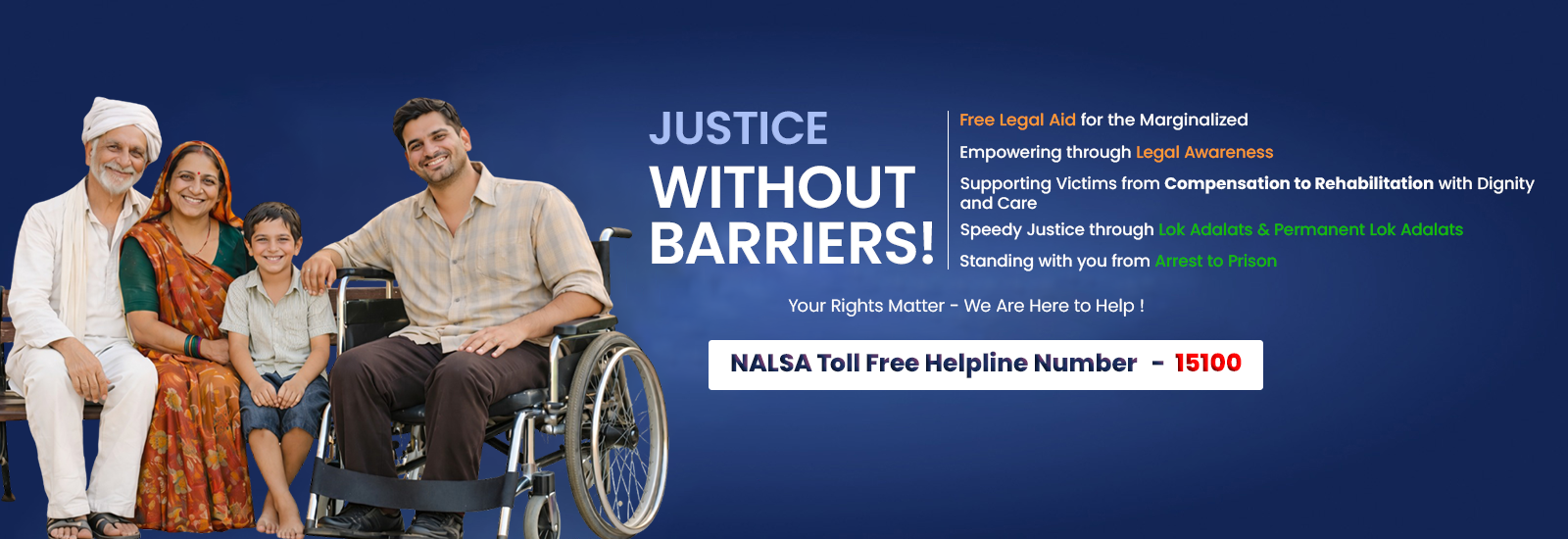 Justice without obstacles