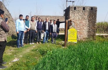 Taking views in department OSD field visit