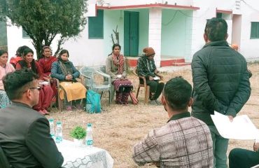 Chaupaal Meeting in department OSD field visit