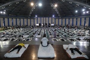 Yoga Training by Expert on Occasion of Yog Day