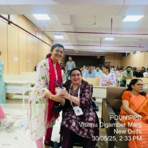 Shared her personal journey of living with Multiple Sclerosis, providing firsthand insights into the day-to-day challenges and triumphs associated with the condition