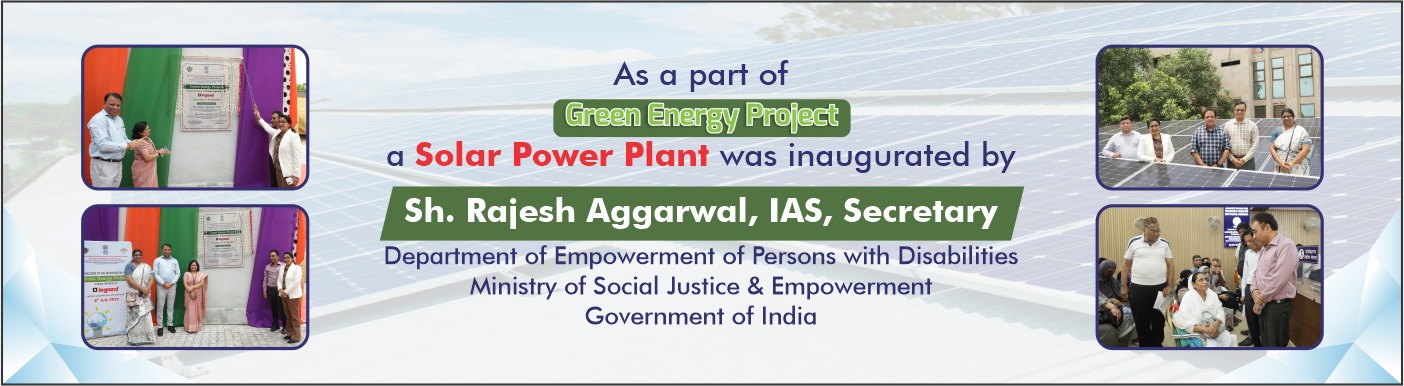 Solar Power Project Inaugurated by Sh Rajesh Aggarwal IAS Department of Empowerment of Persons with Disabilties Ministry of Social Justice and Empowerment