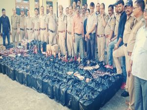 Illicit liquor seized from house