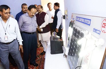 Dedication to the Nation of Automated Solar Photovoltaic Module Manufacturing Plant at Central Electronics Limited, Sahibabad held on 3rd June 2015