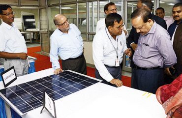 Dedication to the Nation of Automated Solar Photovoltaic Module Manufacturing Plant at Central Electronics Limited, Sahibabad held on 3rd June 2015