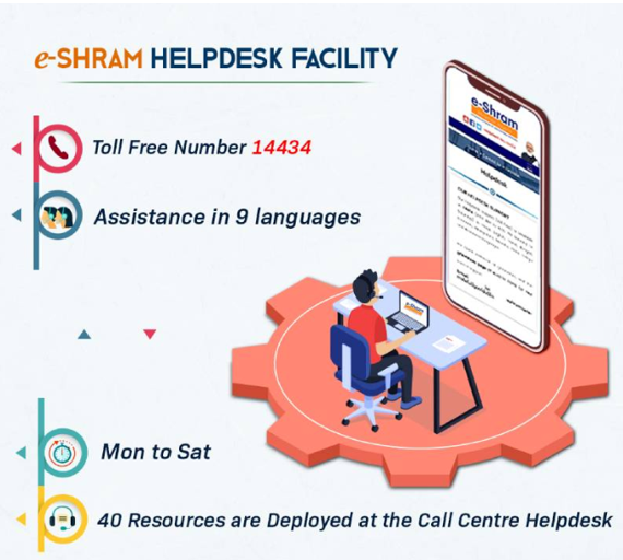 e-Shram helpdesk