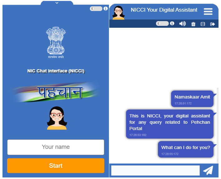 Image of NICCI Chatbot Mobile App NICCI Chatbot Mobile App