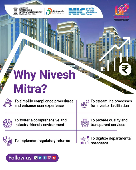 Nivesh Mitra portal minimizes the need for physical visits