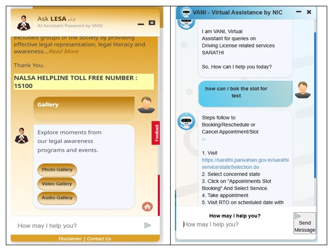 Virtual Assistance by NIC