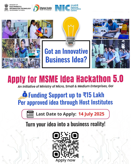 MSME Idea Hackathon MSME Idea Hackathon