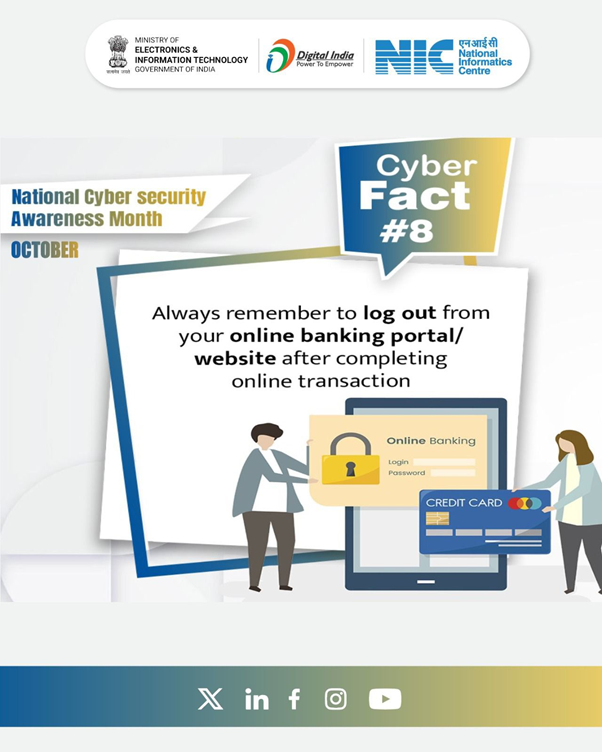 Always log out after the transaction