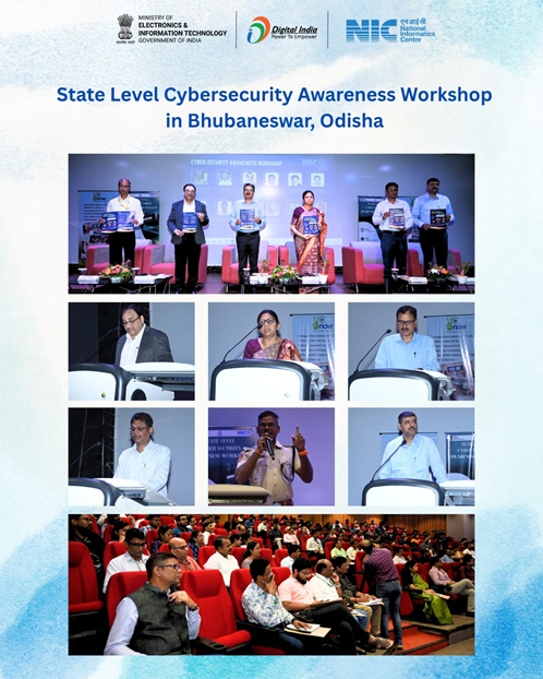 Cyber Security Awareness Workshop was organized by NIC in Bhubaneswar