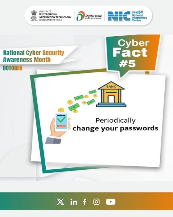Update your passwords regularly