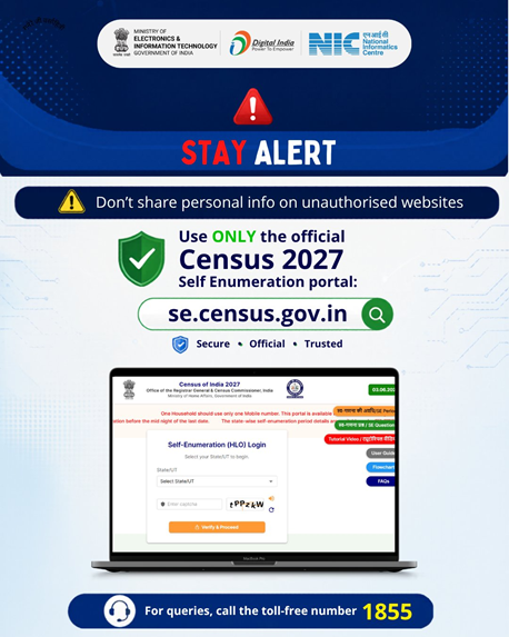official portal for Census 2027