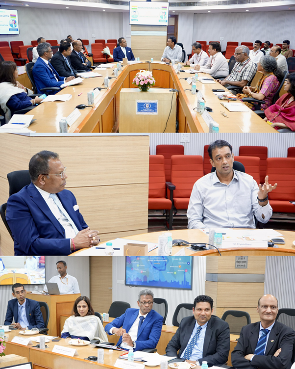 elegation from Mauritius visited NIC Headquarters