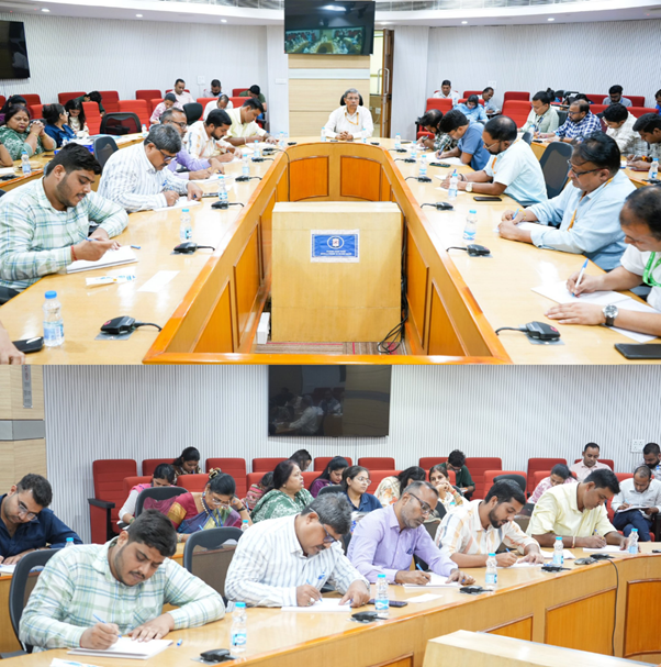 Hindi Essay Competition was organized at NIC Headquarters