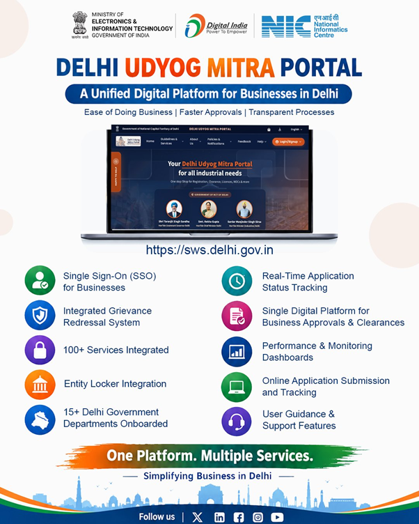 Delhi Udyog Mitra Portal