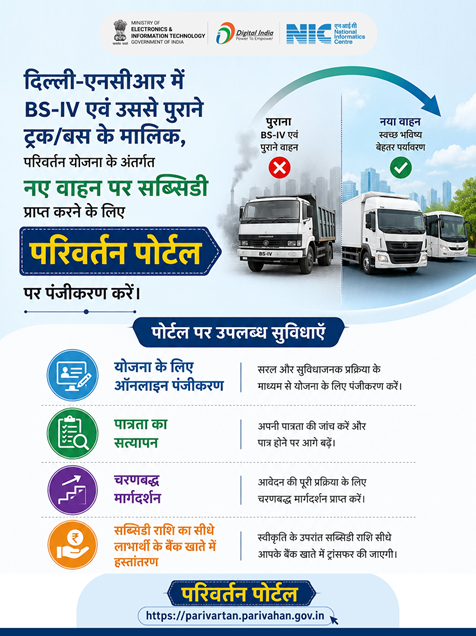  BS-IV or older truck/bus