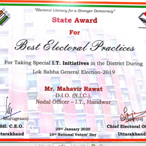 State Award for Best Electoral Practices