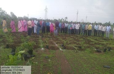 मौ.पेठशिवणी ता.पालम येथे मियावाकी प्रशिक्षण
