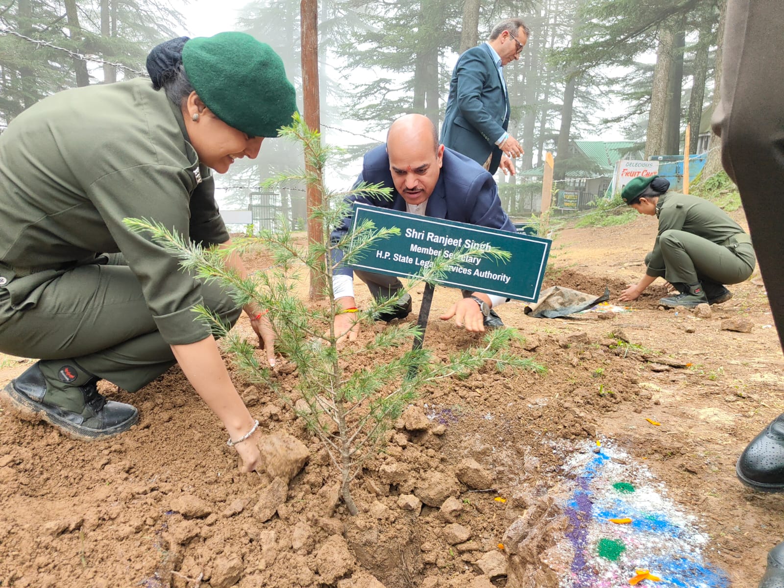 राज्य स्तरीय वृक्षारोपण अभियान - 2025 की एक झलक