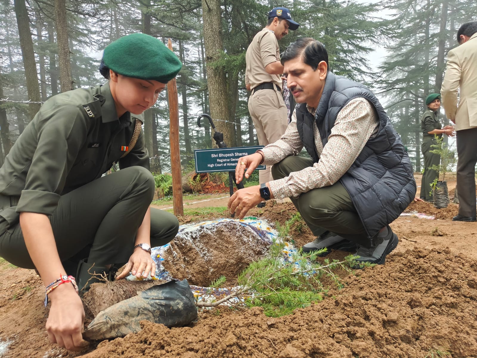 Glimpse of State Level Plantation Drive - 2025