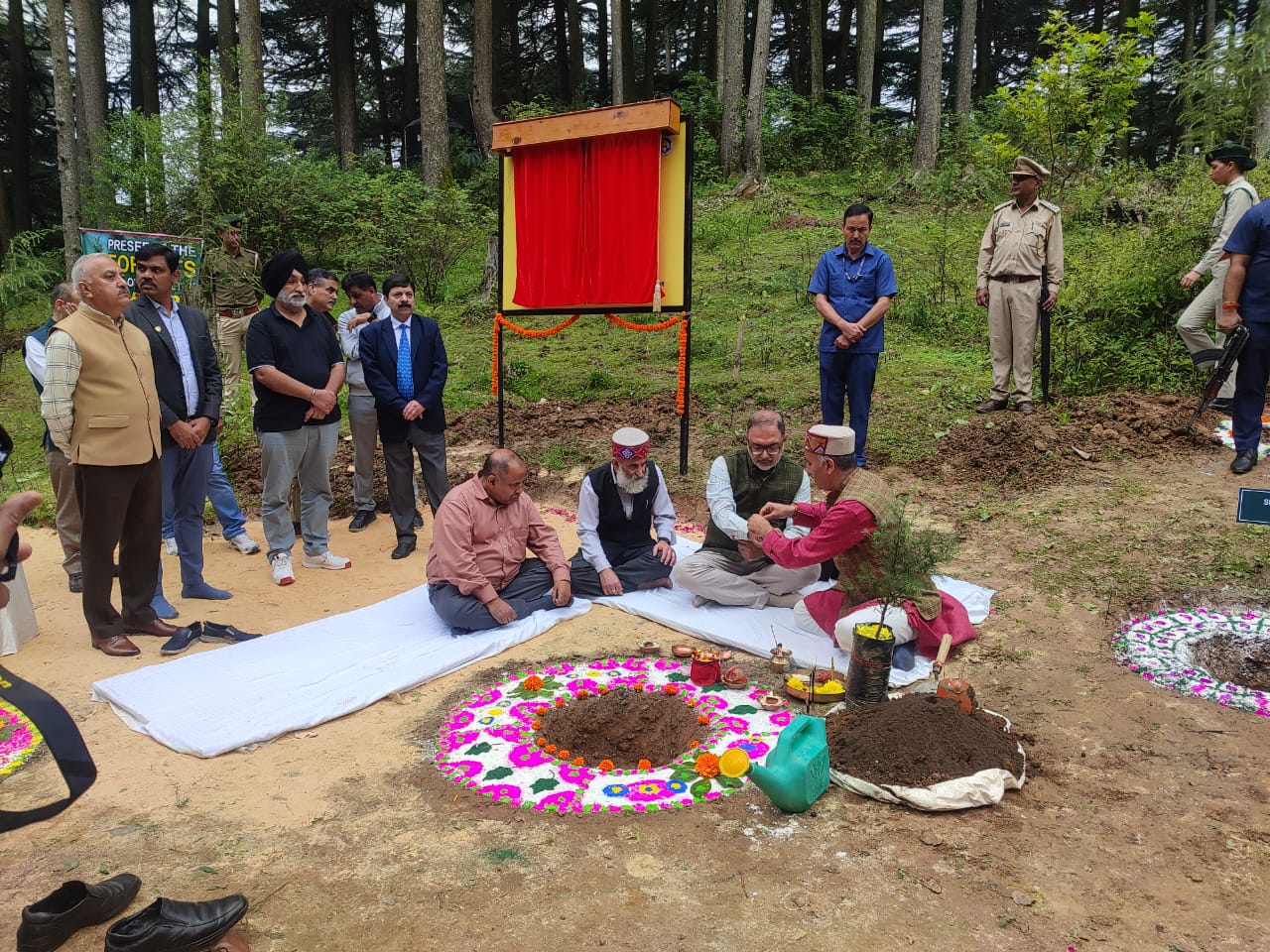 राज्य स्तरीय वृक्षारोपण अभियान - 2025 की एक झलक