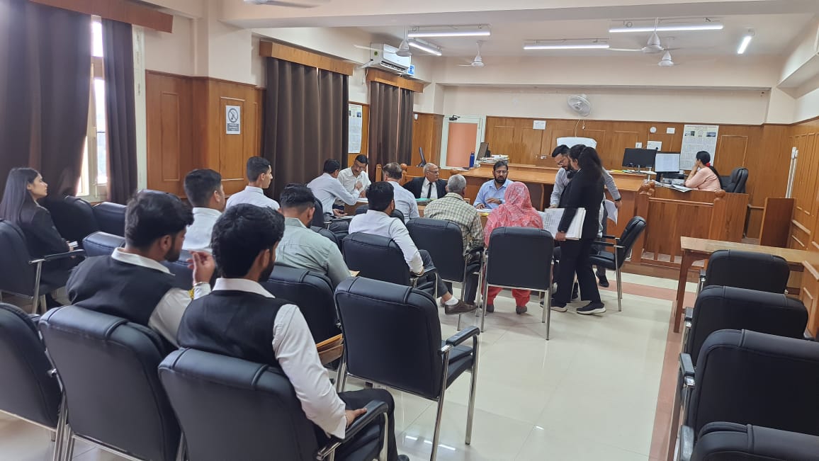 दिनांक 14 मार्च 2026 को आयोजित राष्ट्रीय लोक अदालत की झलक।