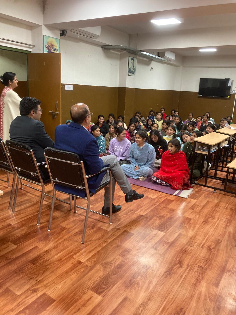 Inspection of Balika Ashram