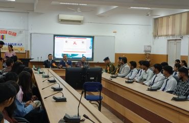 The Secretary, explaining Child Marriage, Garbage Disposal Norms, and Child Helpline No. 1098