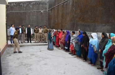 Inspection of Women Barrack in Jail