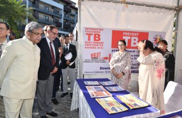 Distinguished Dignitaries exploring the exhibitions at Mega Legal Literacy Camp