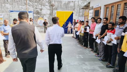 जेल निरीक्षण की झलकियाँ