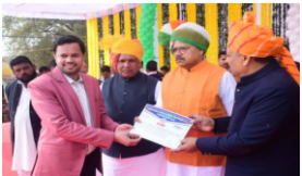 felicitation of NIC MP officers on republic day