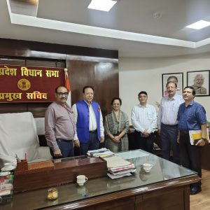 SIO MP Meeting with Principal Secretary MP Vidhan Sabha to Review NeVA Project.