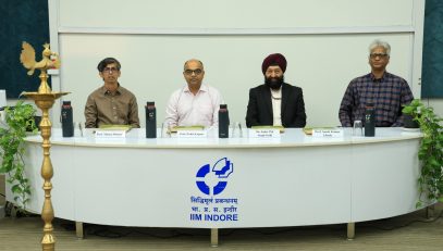 Visit of DG, NIC to IIM Indore, Madhya Pradesh