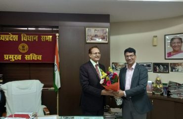 SIO MP Meeting with PS (Vidhan Sabha) of MP