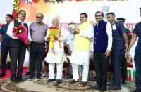 Meeting of SIO, MP with Hon'ble Governor and Hon'ble Chief Minister during Independence Day Celebrations at Lok Bhawan, Madhya Pradesh