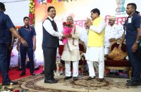 Meeting of SIO, MP with Hon'ble Governor and Hon'ble Chief Minister during Independence Day Celebrations at Lok Bhawan, Madhya Pradesh