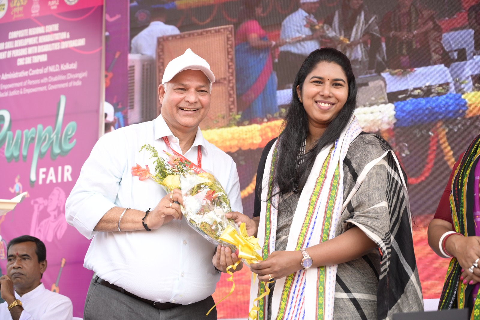 Welcoming Chief Guest by Director NILD Kolkata