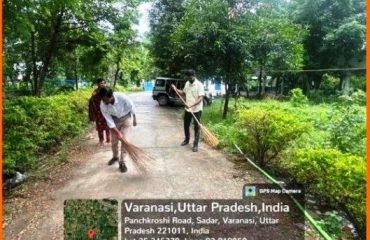 Cleanliness Drive being Conducted and Premises of CRC varanase