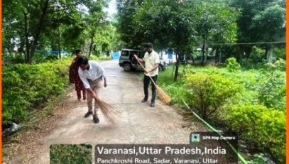 Cleanliness Drive being Conducted and Premises of CRC varanase